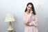 MULMUL BLUSH PINK CROP TOP WITH COWL PANTS MULMUL BLUSH PINK CROP TOP WITH COWL PANTS